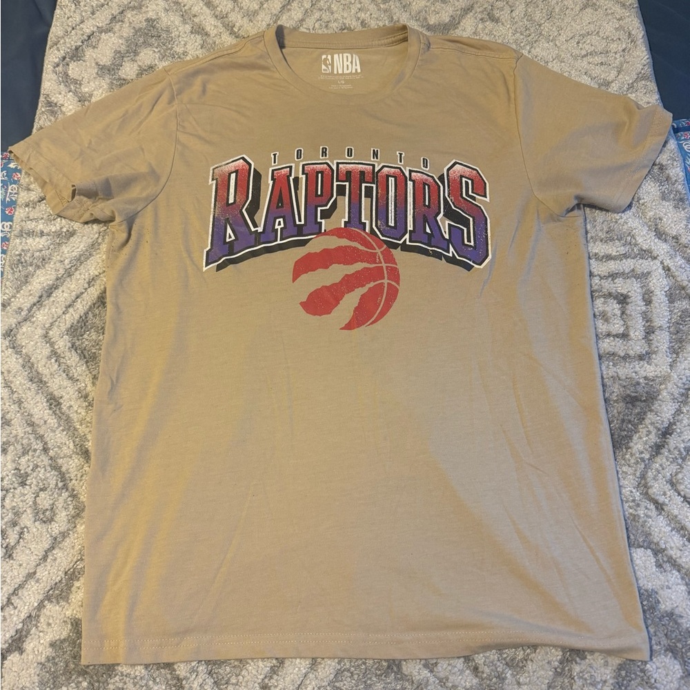 NBA Toronto Raptors Beige T-Shirt